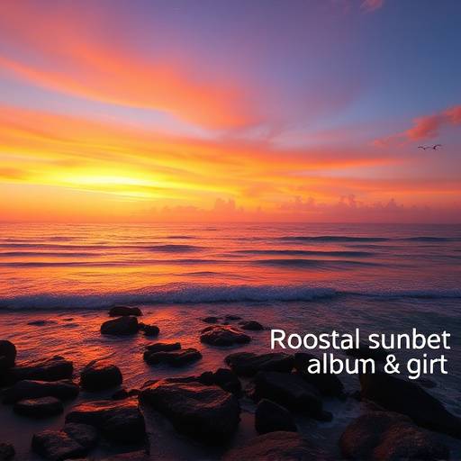 Album artwork for 'Sunset Serenade' by The Coastal Echoes