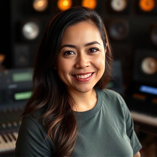 Portrait of Elena Rodriguez, Lead Mixing Engineer